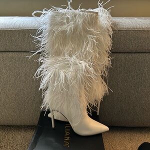 White High Heel Boots!!